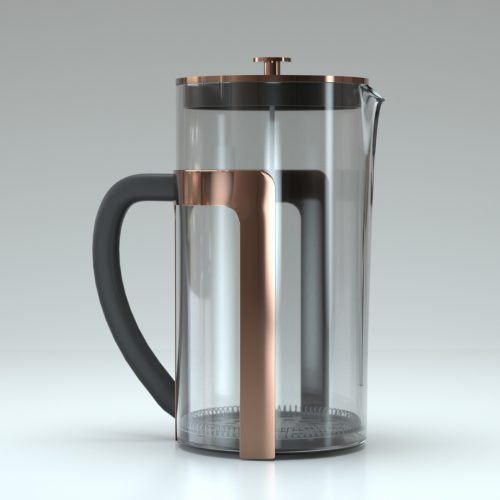 French Press Hard Surface Model